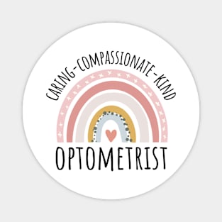 Optometrist Pastel Rainbow Magnet